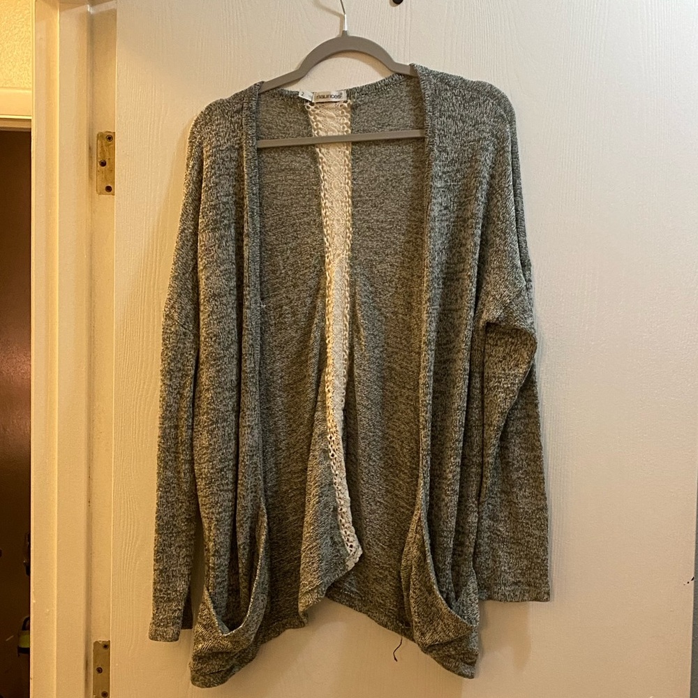 Laced Back Cardigan